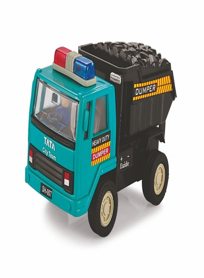 Shinsei Coal Carrier Truck Maintenance Free Pullback Spring Action Race Toy Gift for Boys 3+ Years. Strong ABS Plastic, NO Sharp Edges, BIS Certified. Pack of 1, Color Blue - Image 1